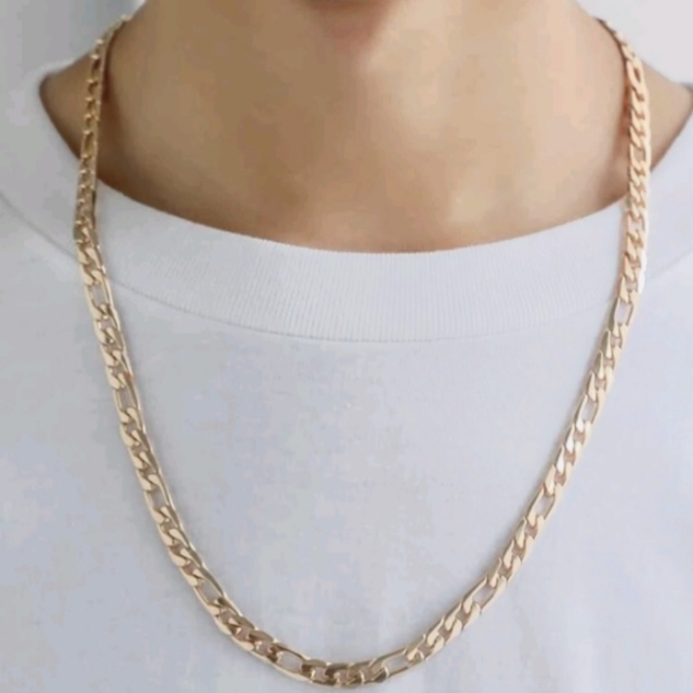 MENS GOLD CUBAN CHAIN NEW